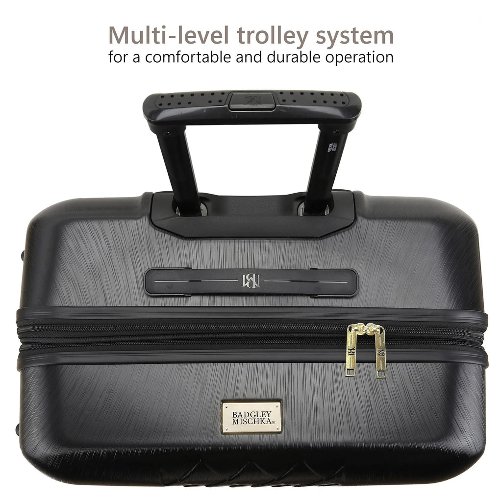 Diamond 3Pcs Expandable Chic Luggage Set