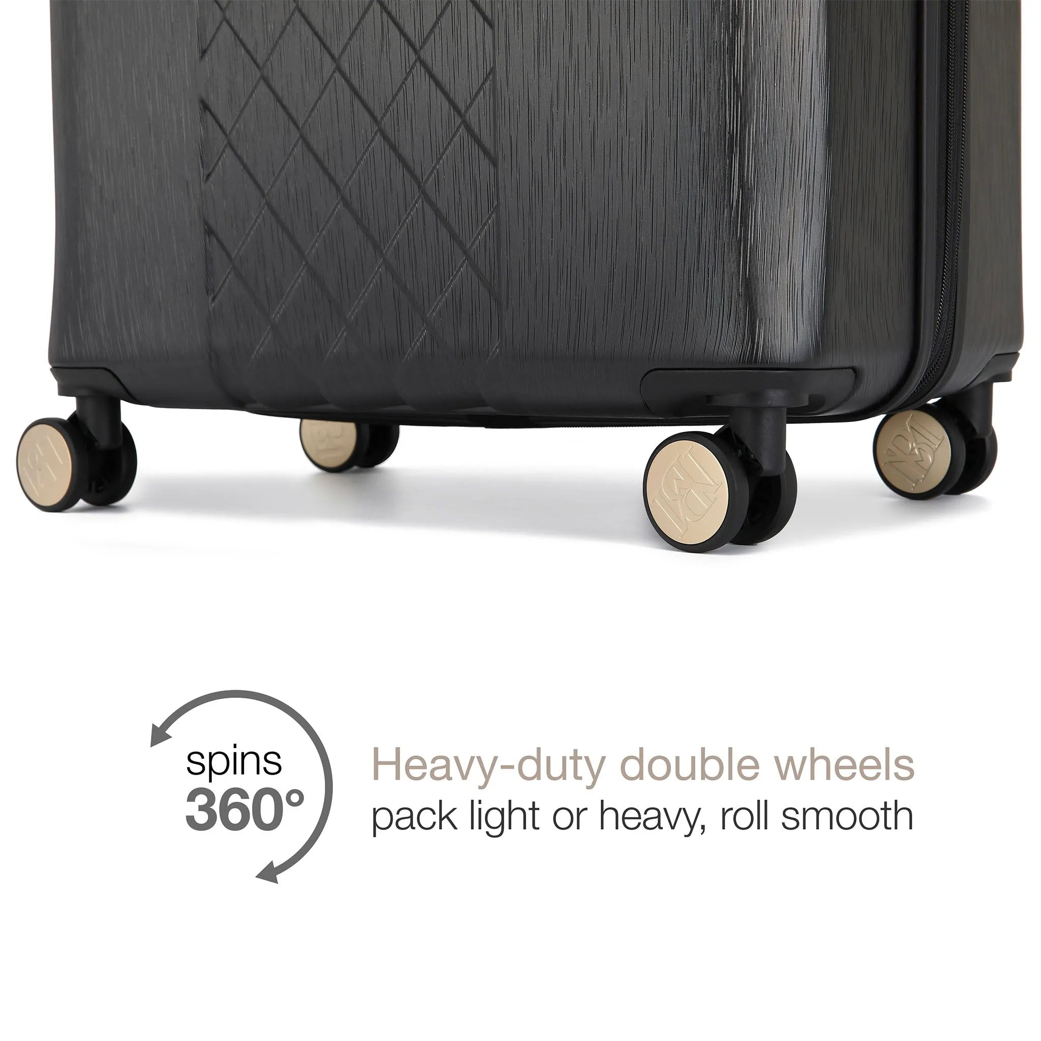 Diamond 3Pcs Expandable Chic Luggage Set