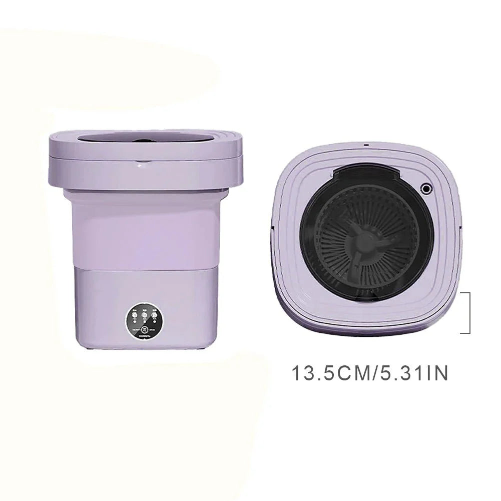 10 L Portable Folding Washing Machine w/Timer