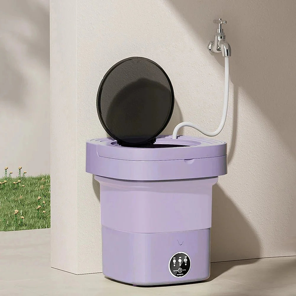 10 L Portable Folding Washing Machine w/Timer
