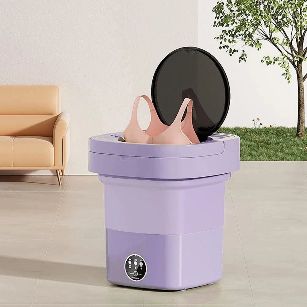 10 L Portable Folding Washing Machine w/Timer