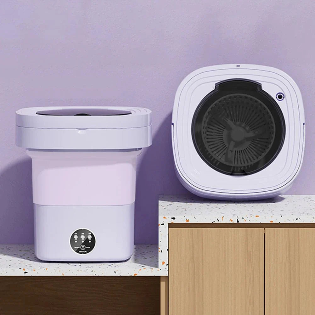 10 L Portable Folding Washing Machine w/Timer