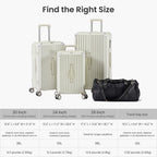 4Pcs 20/24/29"/Travel Bag Durable Lightweight Luggage