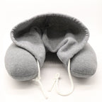 Travel Hooded U-Shaped Pillow