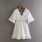 Summer Slimming Hollow Short Dress