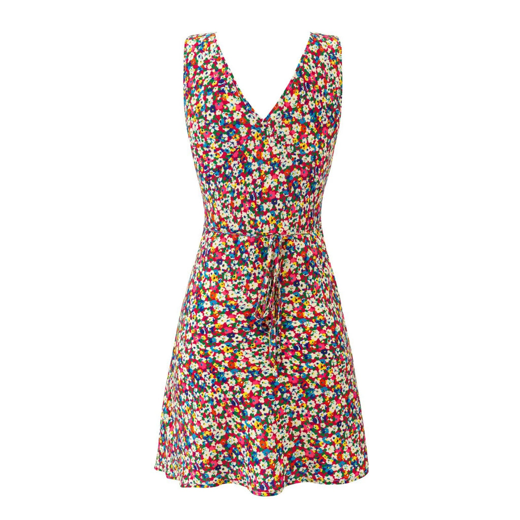 Summer Slim Fitting V Neck Dress