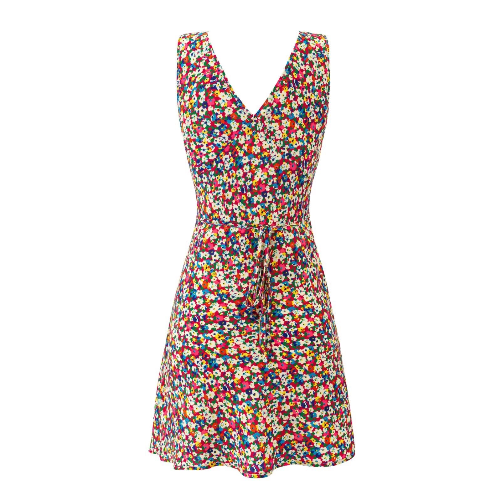 Summer Slim Fitting V Neck Dress