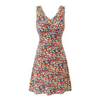 Summer Slim Fitting V Neck Dress