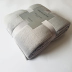 Pure Color Fleece Blanket, Travel Blanket