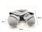 Travel Hooded U-Shaped Pillow
