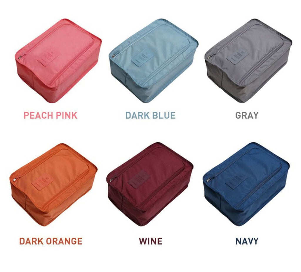 2-Pack: Portable Waterproof Travel Shoe Bag