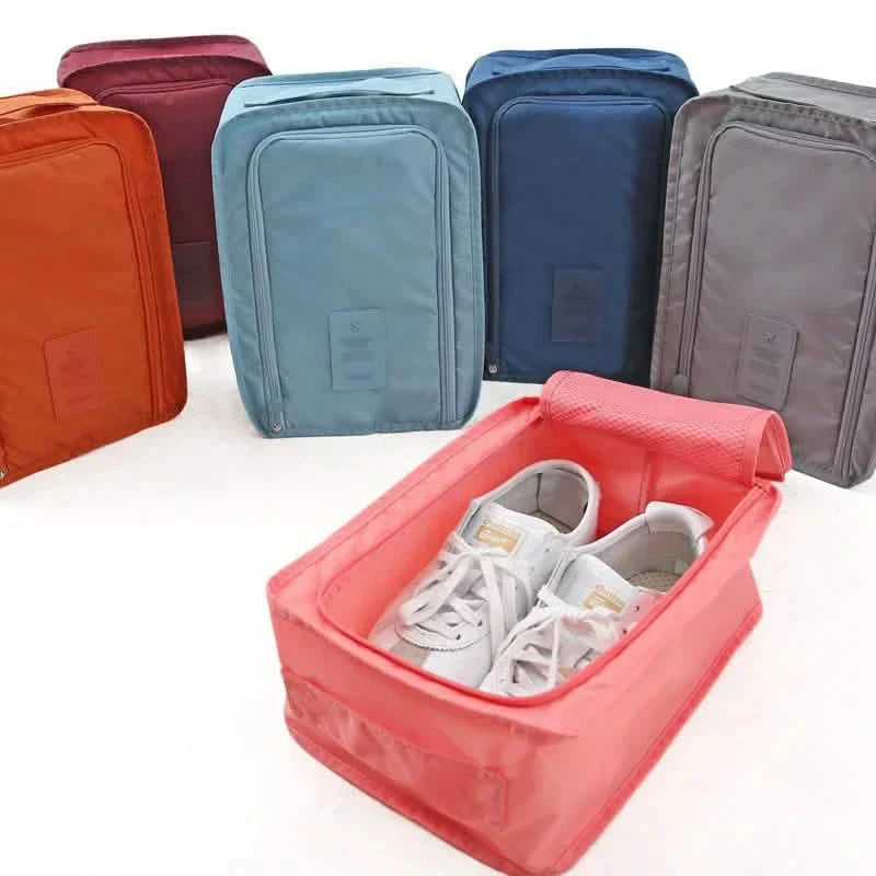 2-Pack: Portable Waterproof Travel Shoe Bag