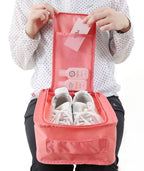 2-Pack: Portable Waterproof Travel Shoe Bag