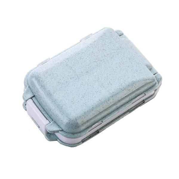 2-Pcs Portable Plastic Pill Box