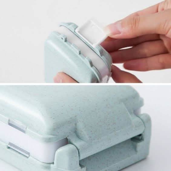 2-Pcs Portable Plastic Pill Box