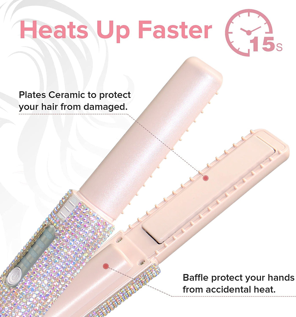 2 in 1 Hair Straightener and Curler