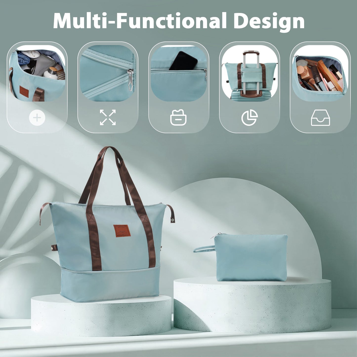 3Pcs Carry-on Luggage Set