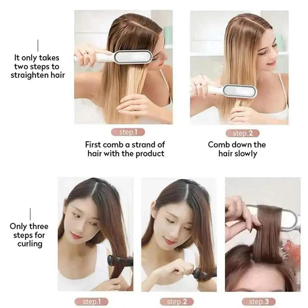 3 IN 1 Multifunctional Hair Straightener Comb