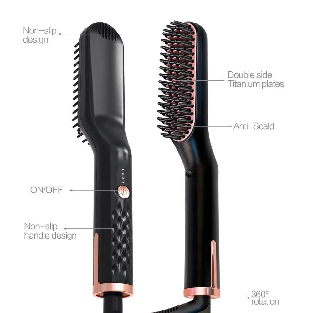 3 IN 1 Multifunctional Hair Straightener Comb