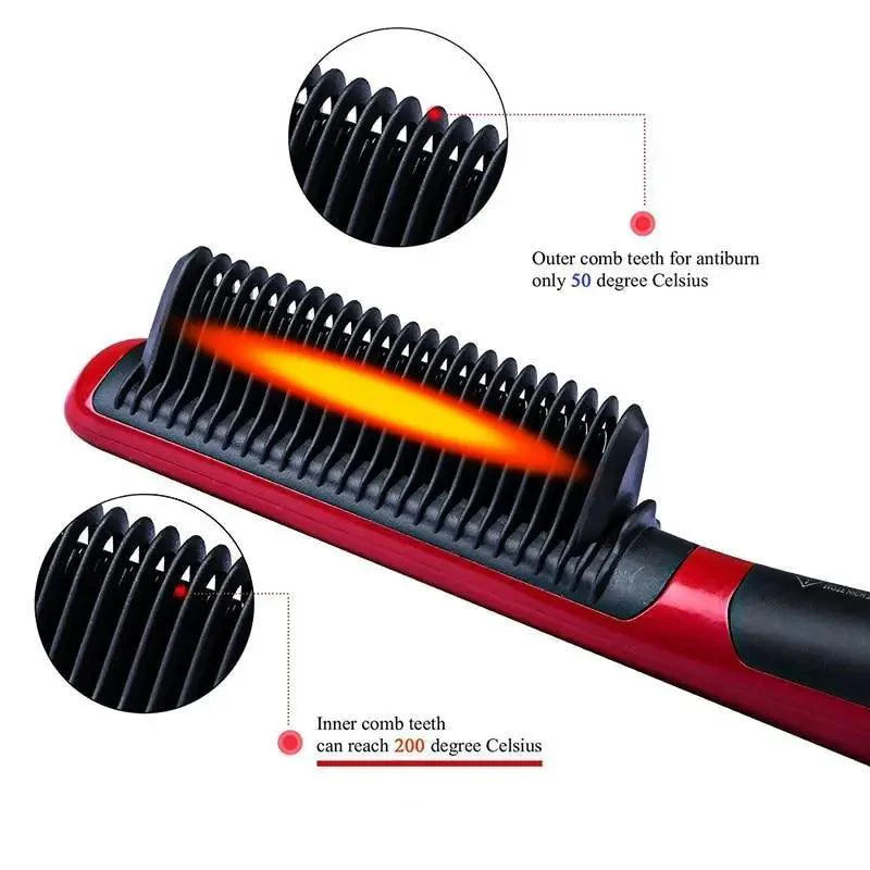 3 IN 1 Multifunctional Hair Straightener Comb