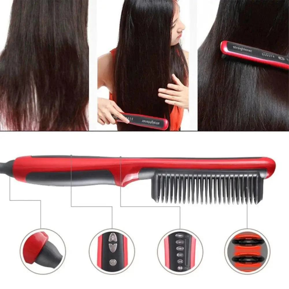 3 IN 1 Multifunctional Hair Straightener Comb