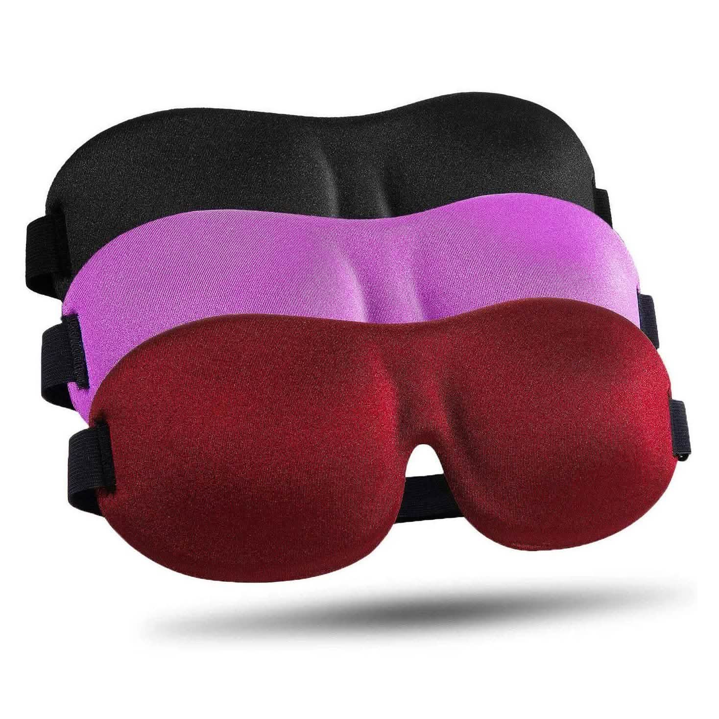 3-Pack Blackout Eye Mask