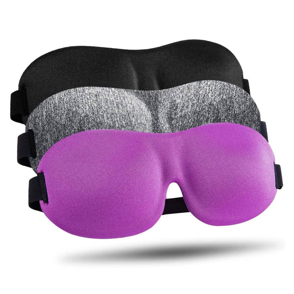 3-Pack Blackout Eye Mask