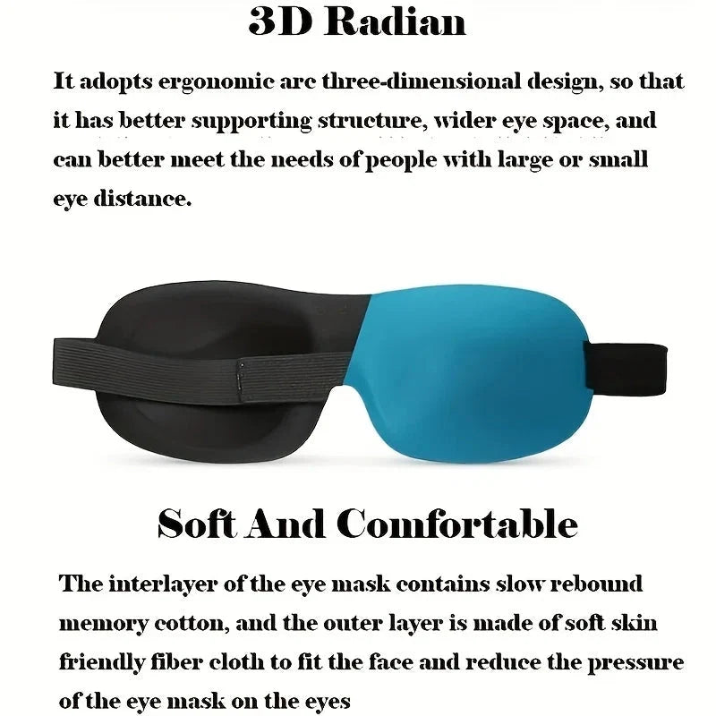 3D Contoured Sleep Mask