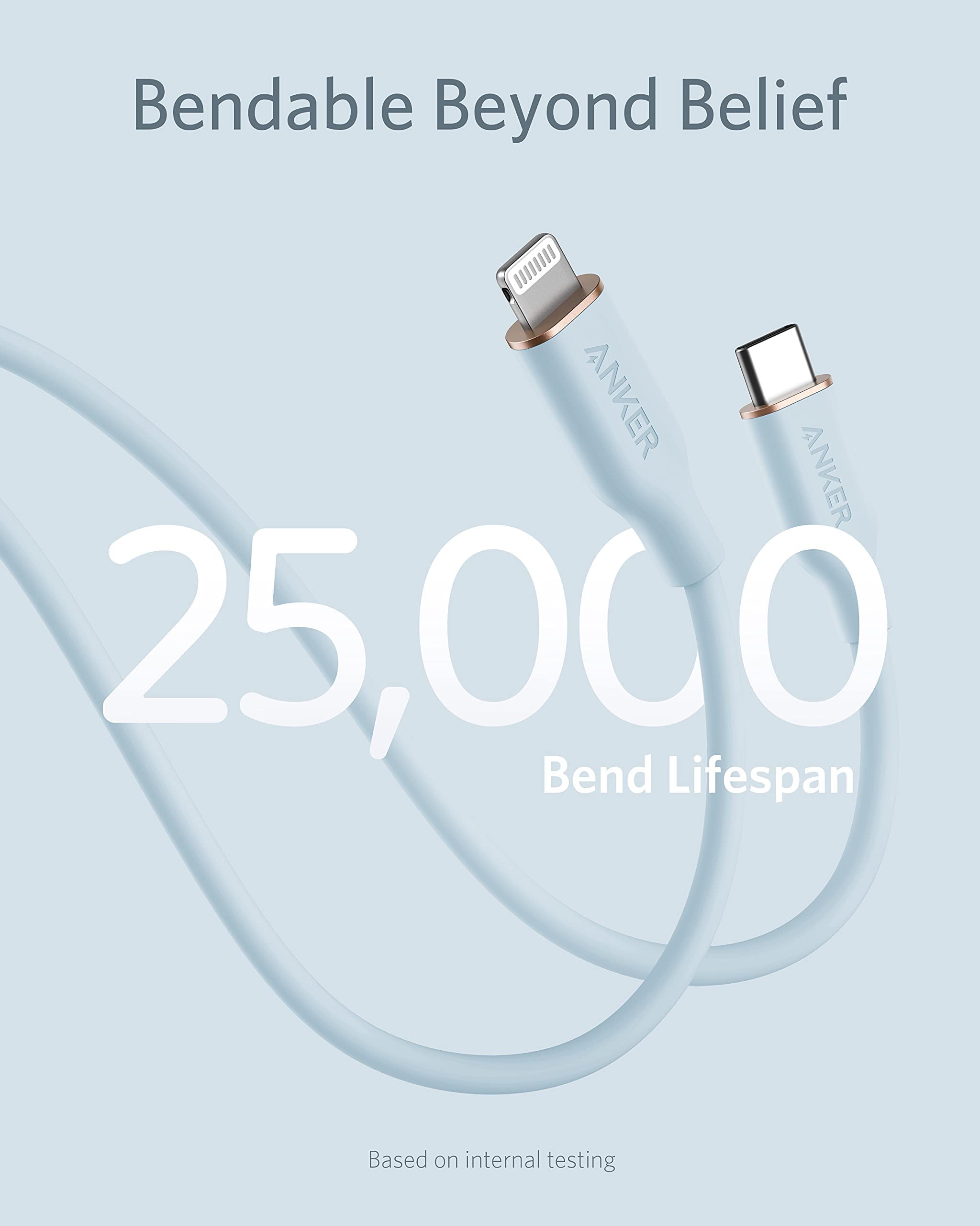 Anker USB-C to Lightning Cable (Flow, Silicone)