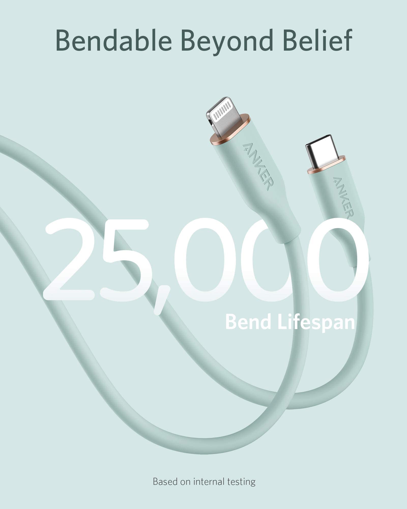 Anker USB-C to Lightning Cable (Flow, Silicone)