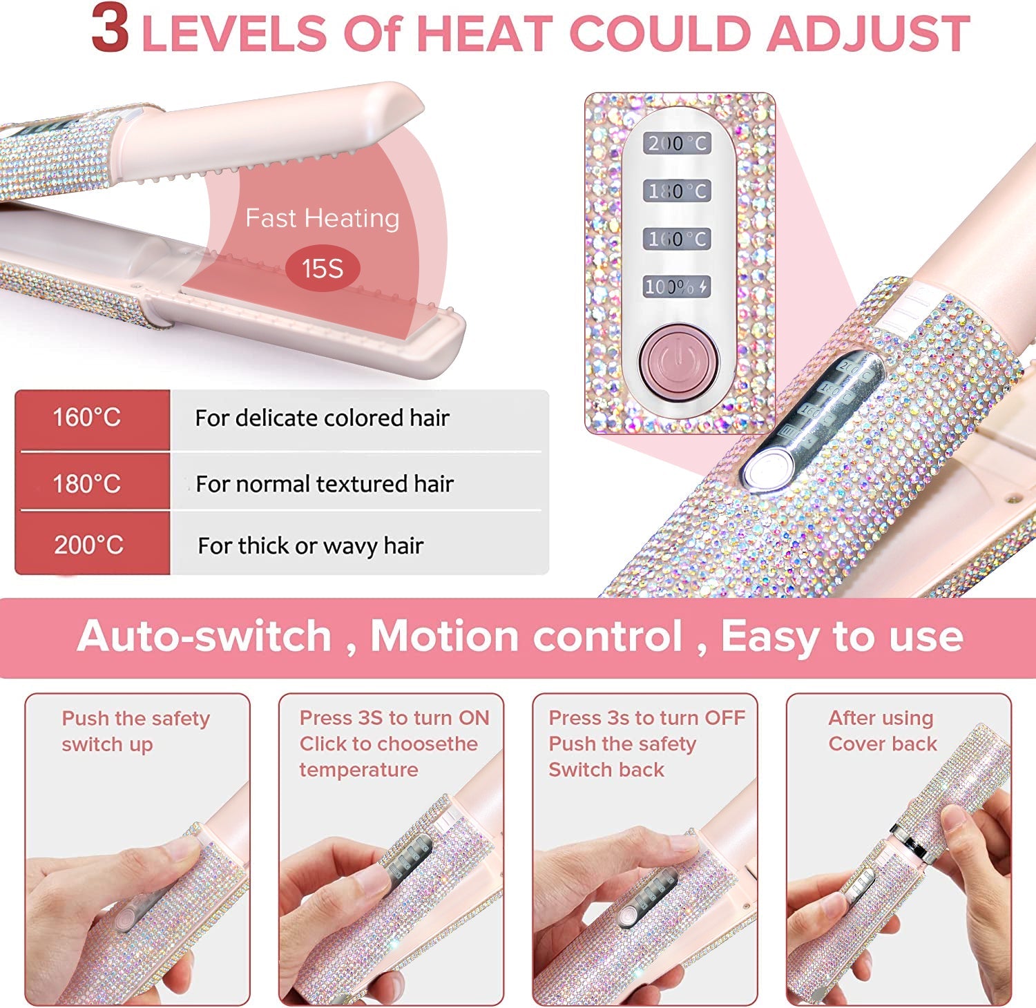 2 in 1 Hair Straightener and Curler
