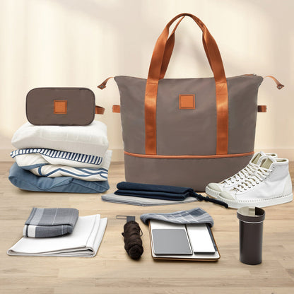 3Pcs Carry-on Coppery Hardshell Luggage Set