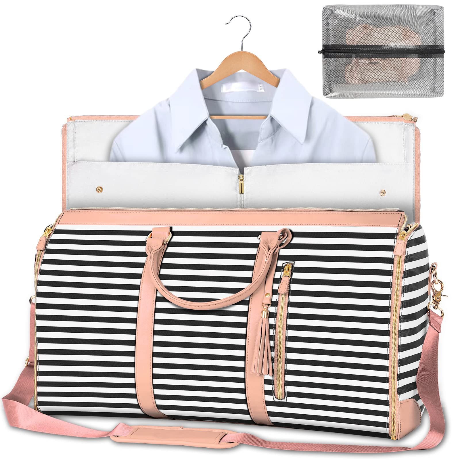 Women's Large Capacity Waterproof Travel Duffle Bag