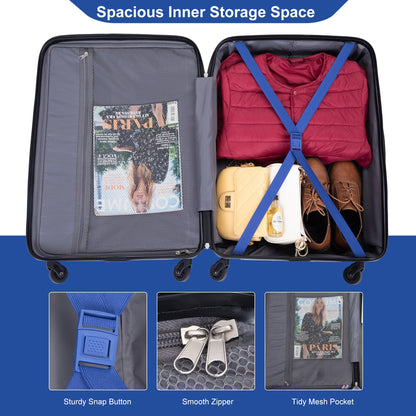 3Pcs 21/25/29" Lightweight Luggage Set