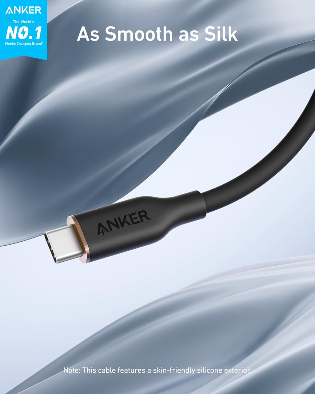 Anker USB-C to USB-C Cable (Flow, Silicone)