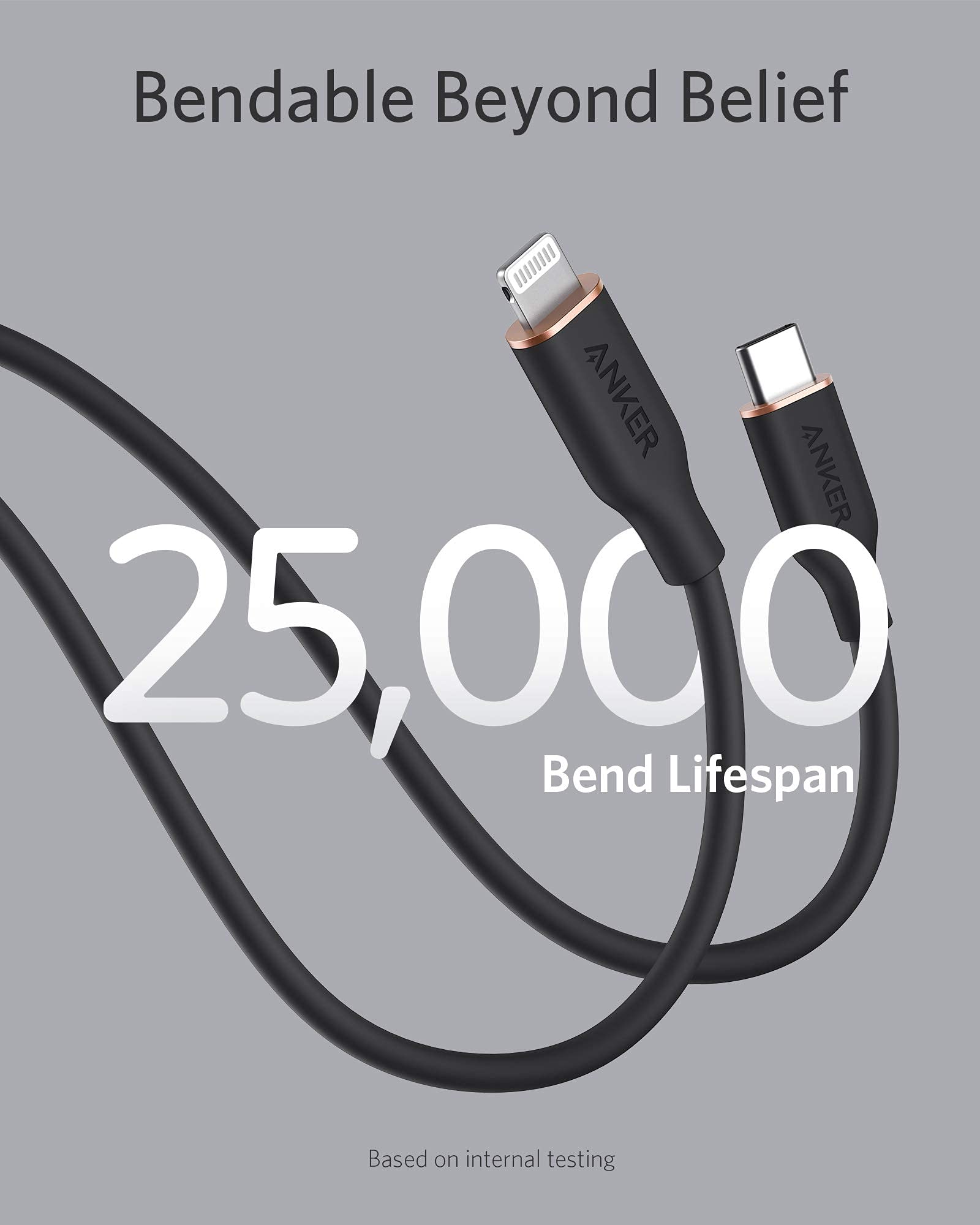 Anker USB-C to Lightning Cable (Flow, Silicone)