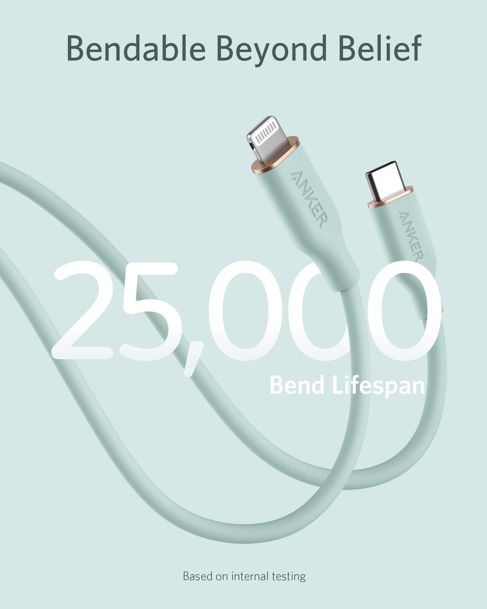 Anker USB-C to Lightning Cable (Flow, Silicone)
