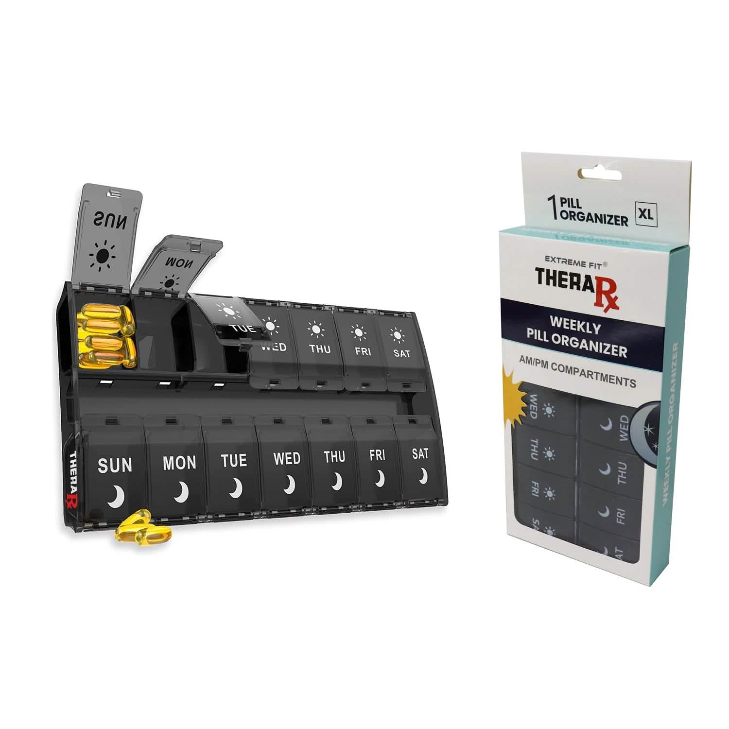 7-Day Push Button Pill Organizer