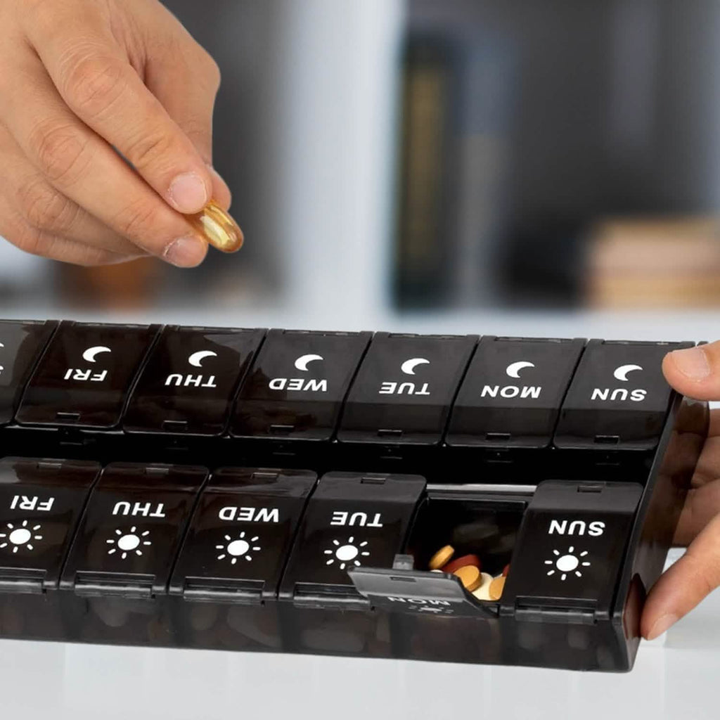 7-Day Push Button Pill Organizer