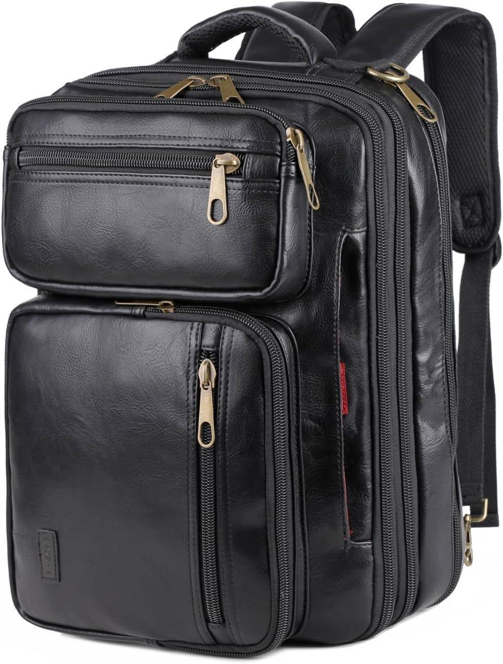 Leather Backpack – Convertible Work Carry