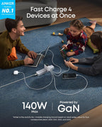 Anker Laptop Power Bank (25K, 165W, Built-In and Retractable Cables)