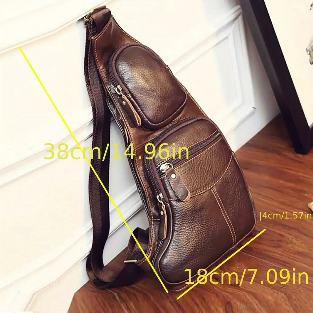 Genuine Leather Crossbody Sling Bag