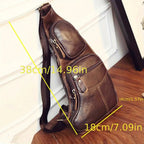 Genuine Leather Crossbody Sling Bag