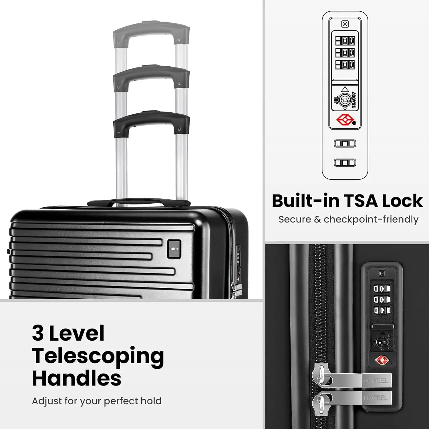 3/5pcs 20/24/28"Luggage Set