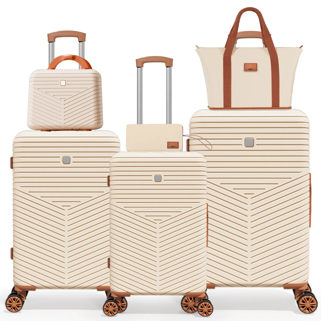 Luggage Sets 4/6 pcs w/13/20/24/28 Travel Bag Toiletry Bag