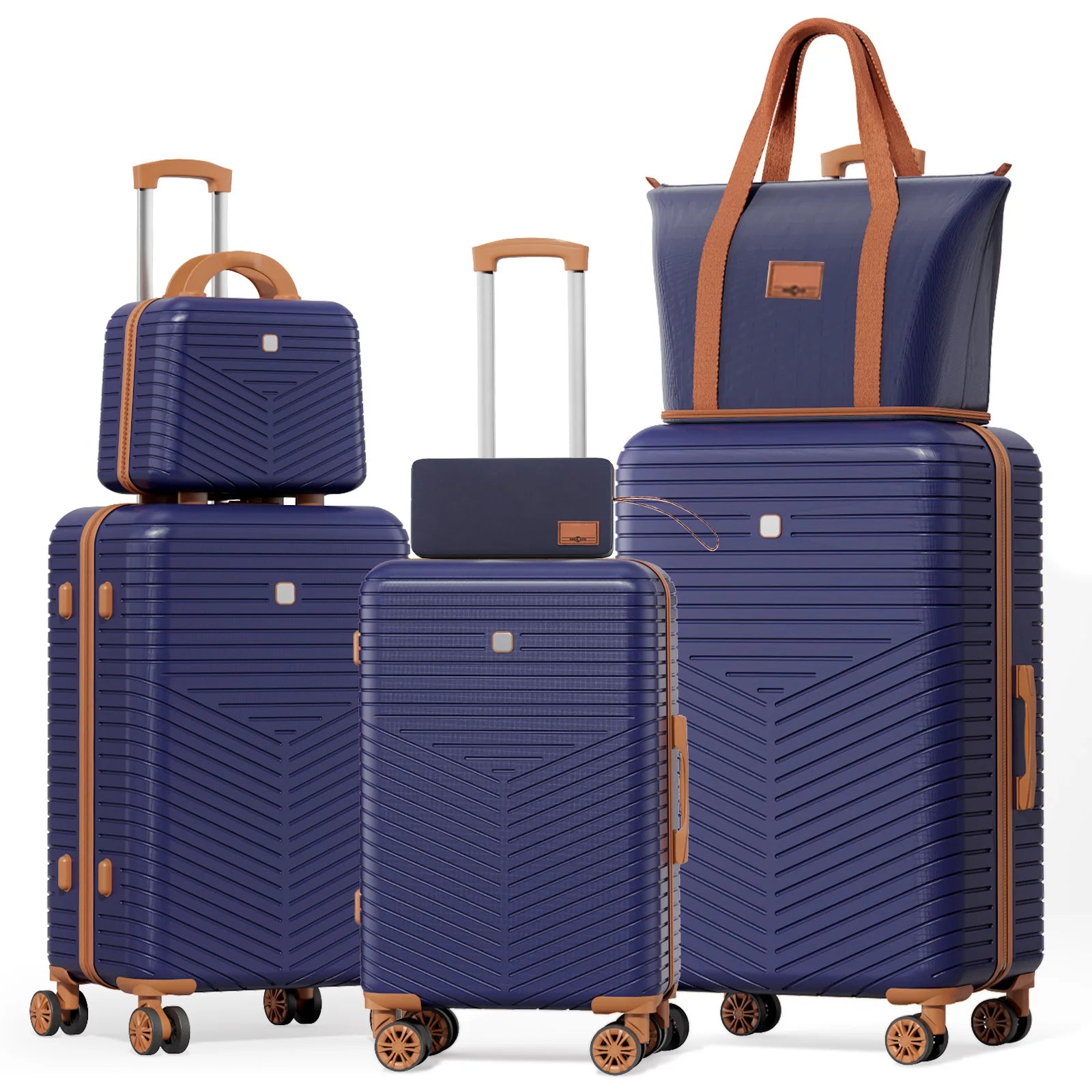 Luggage Sets 4/6 pcs w/13/20/24/28 Travel Bag Toiletry Bag
