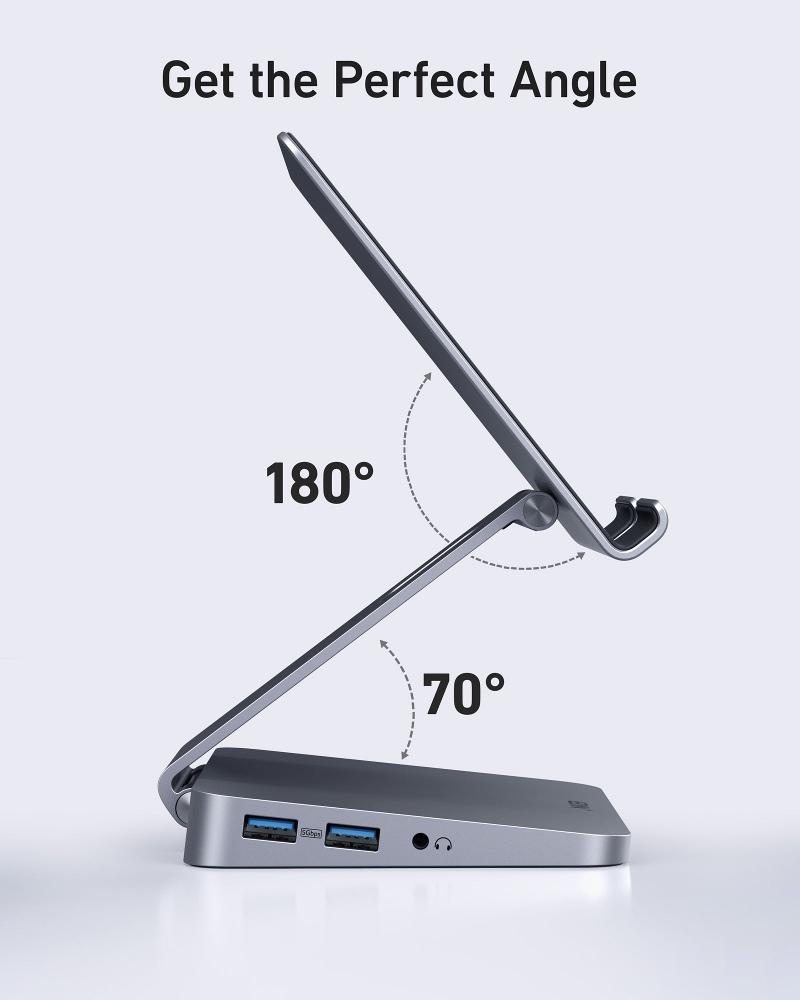 Anker USB-C Hub 8-in-1, Tablet Stand