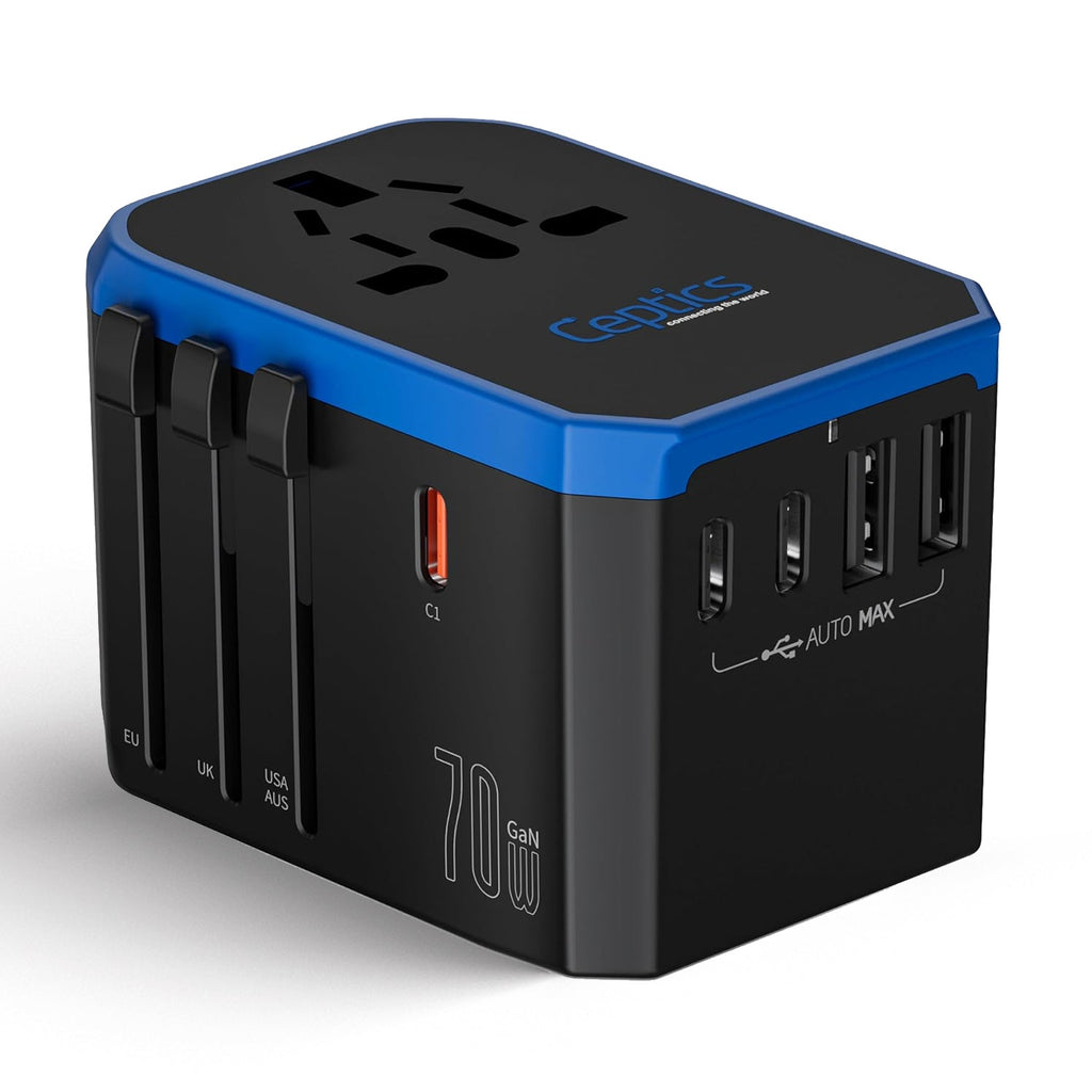 70W International Travel Plug Adapter