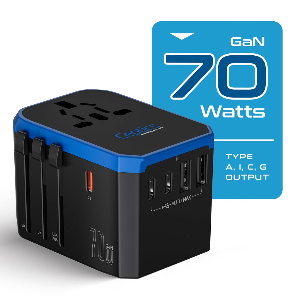 70W International Travel Plug Adapter