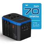 70W International Travel Plug Adapter